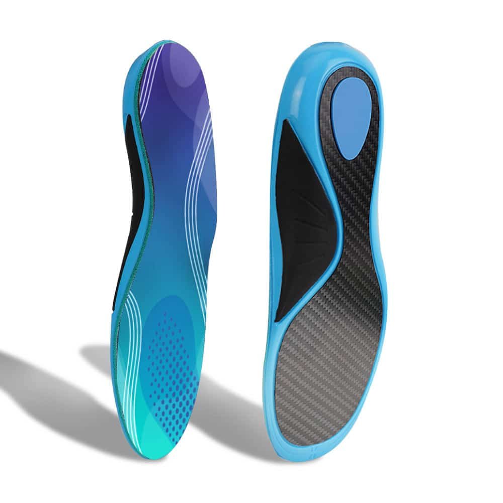 Carbon Fiber Sport Insoles with Arch Support Shock Absorbing Performance Insoles - TPIS0004 - Image 3