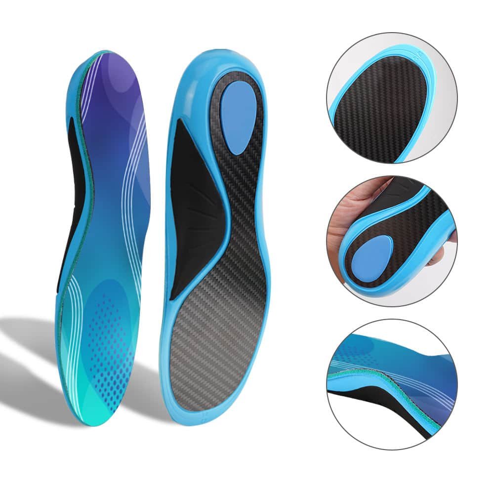 Carbon Fiber Sport Insoles with Arch Support Shock Absorbing Performance Insoles - TPIS0004 - Image 5