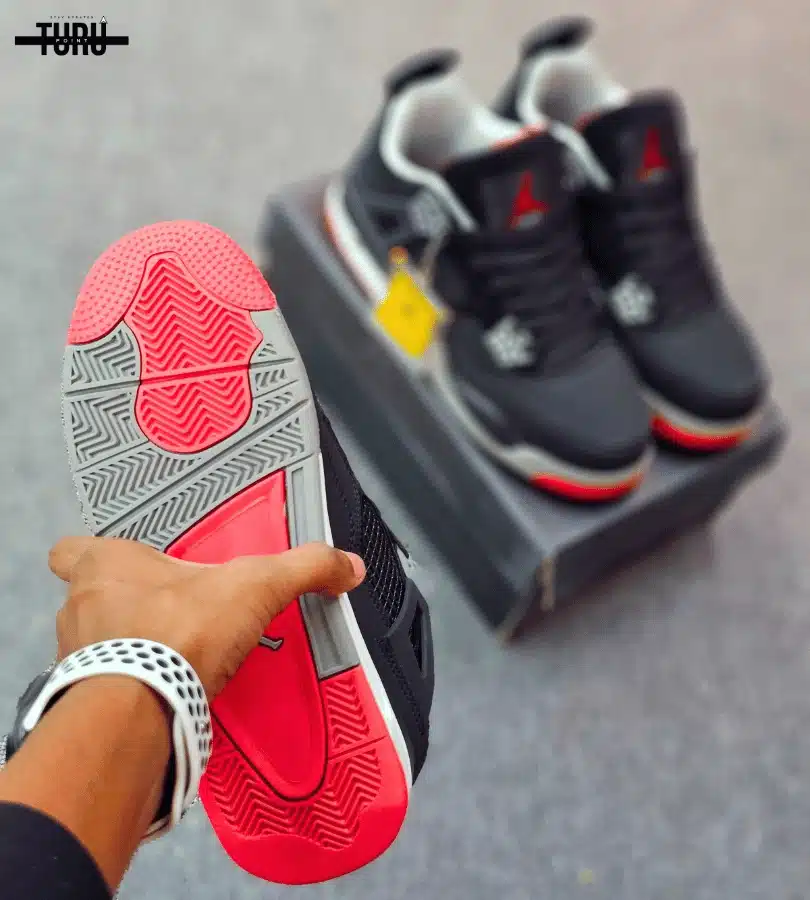 Air Jordan 4 Retro OG 'Bred' Black - Image 4
