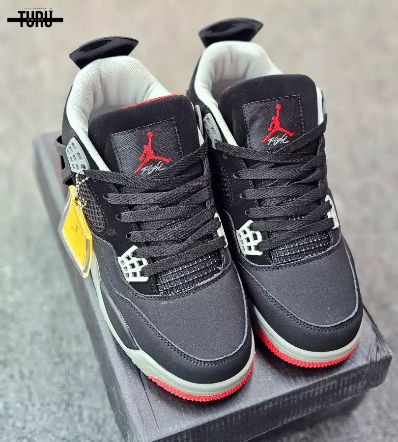 Air Jordan 4 Retro OG 'Bred' Black - Image 2