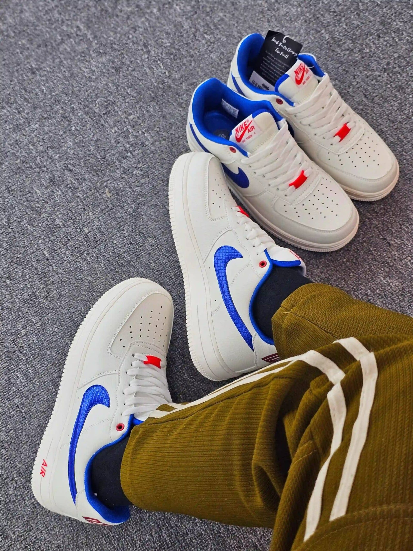 Air Force 1 '07 University Blue and Summit White - Image 10