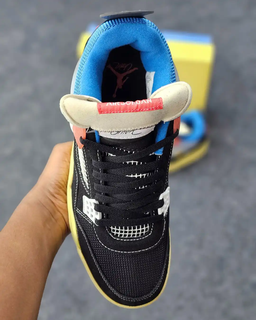 Air J4 Union Off Noir | TOP - Image 2