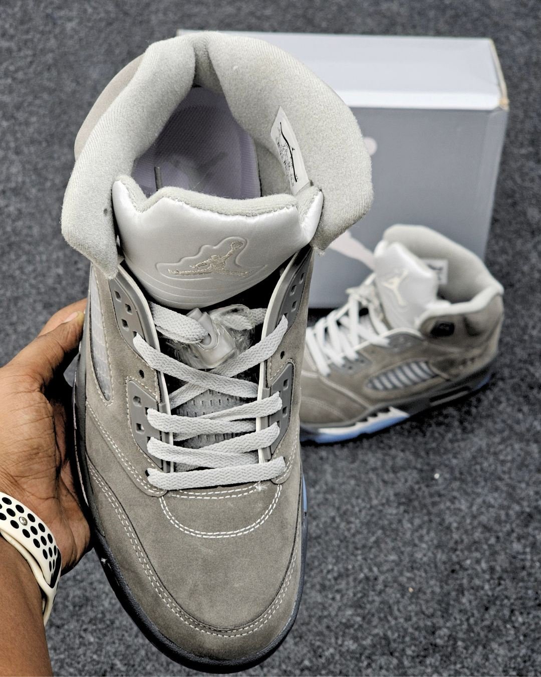 Jordan 5 Retro "Wolf Grey" V2 - Image 4