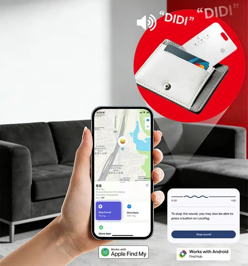 Wallet Finder Pro Slim (Wireless Charging Enabled) - Dual Device - Image 6
