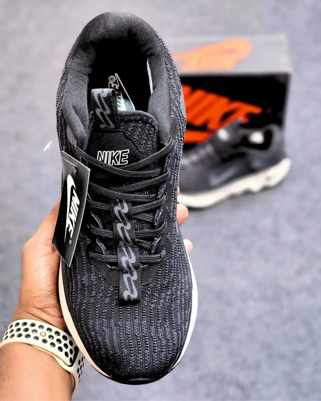 Motiva walking shoes Just Black - Image 2